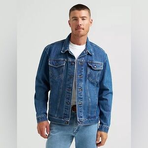 WRANGLER® COWBOY CUT® UNLINED DENIM JACKET workwear rodeo event Size Large